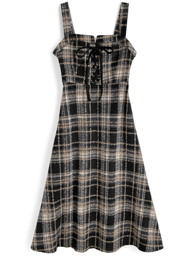 45R チェックロングワンピース 楽天市場】ワンピース レディース 秋 長袖 ロングワンピース