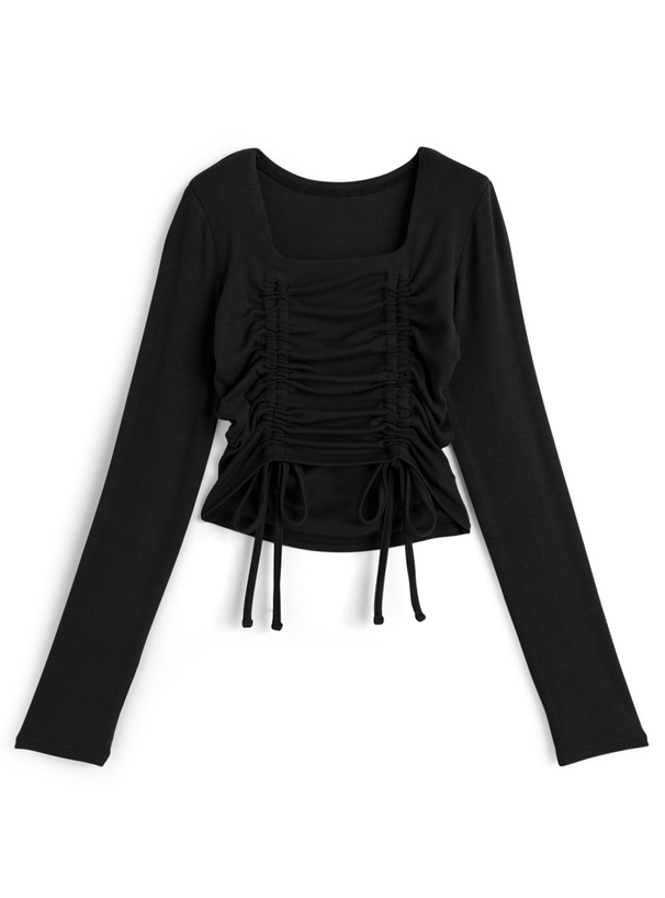 トップス makaroni MOUSSY | ZIP UP RIB トップス (ニット ) |SHEL'TTER WEBSTORE