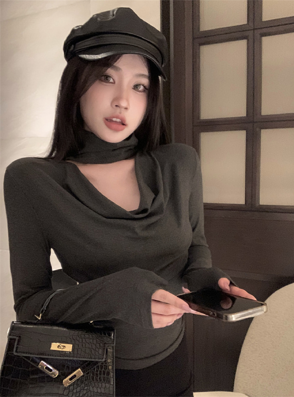 チョーカーネックドレープトップス[ks157] | レディースファッション