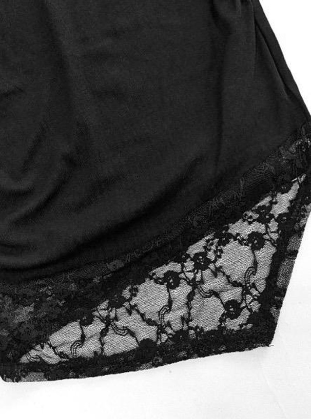 レースチョーカーワンショルダートップス