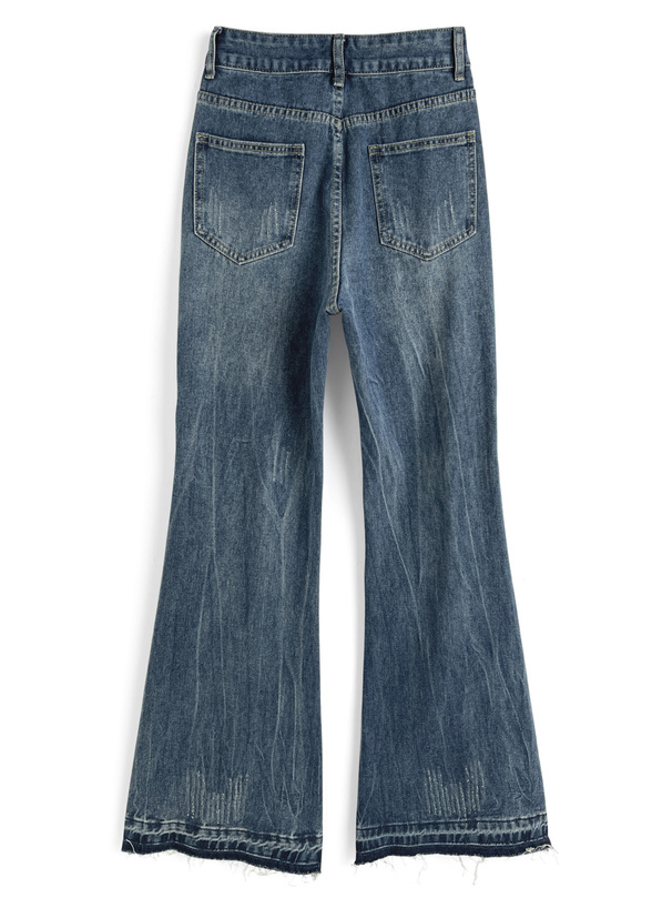 フレアデニムパンツ