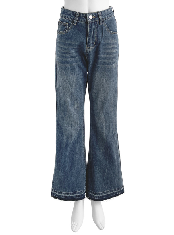 フレアデニムパンツ