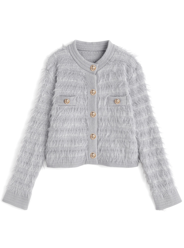 ラメシャギーニットカーディガン[ks175] | レディースファッション通販