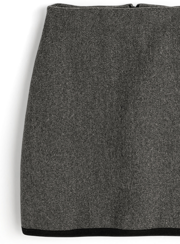 配色ラインジャケット×タイトミニスカートセットアップ