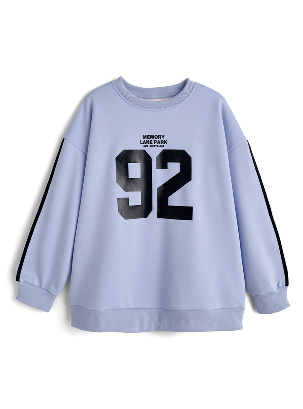 ナンバーロゴプリントスウェットトップス[ks204] | レディース