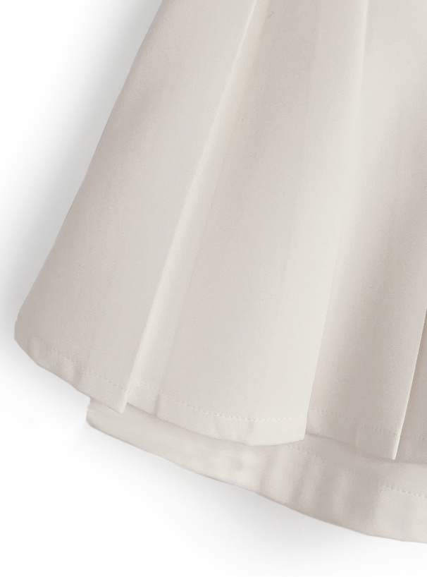 プリーツミニスカートパンツ