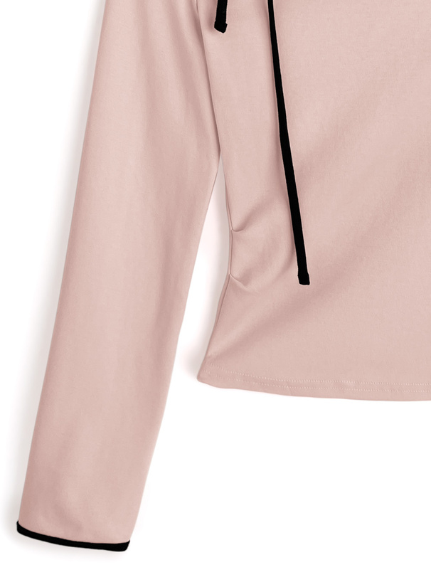 2Way配色リボントップス