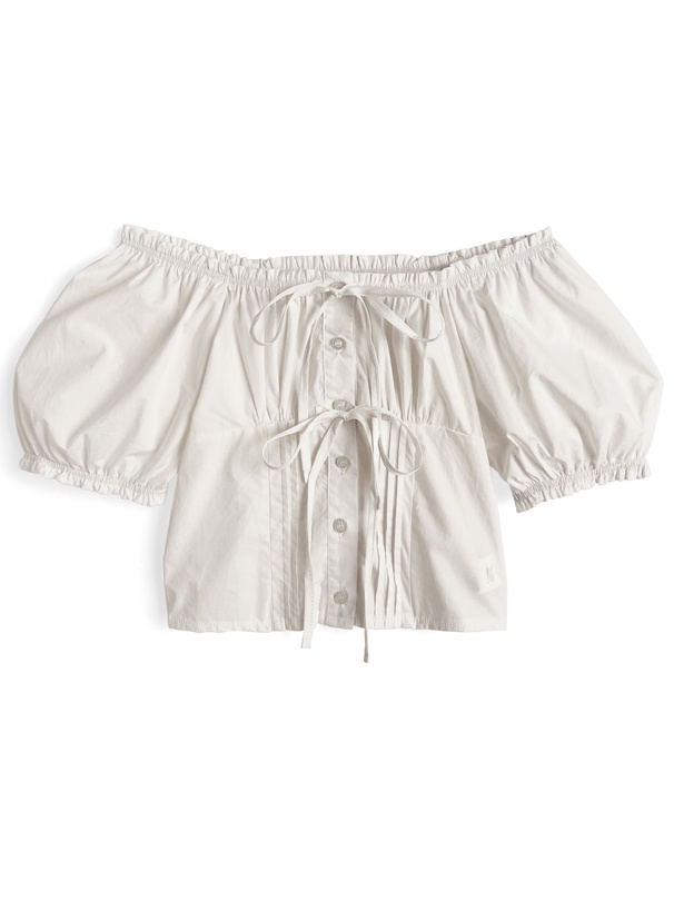 2Wayダブルリボンブラウス