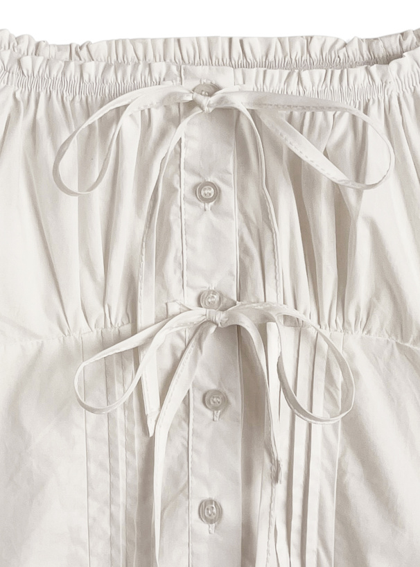 2Wayダブルリボンブラウス