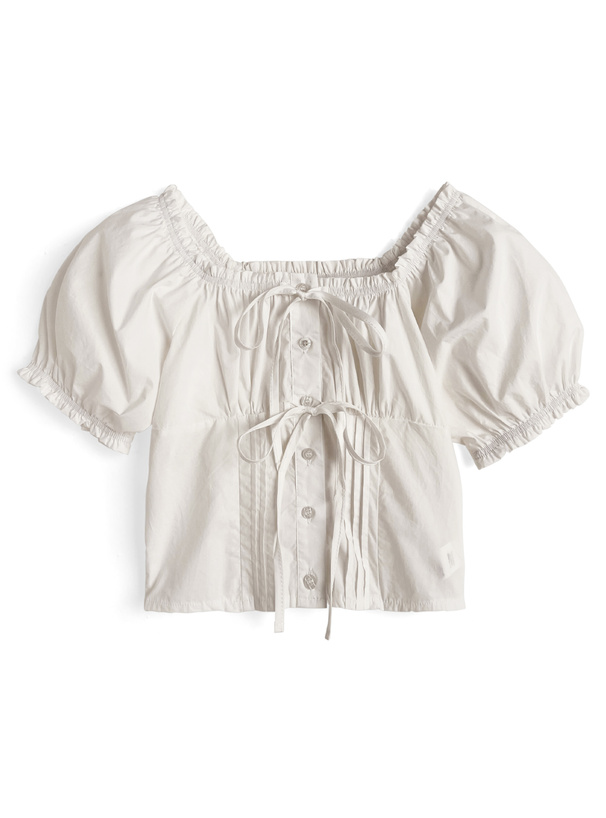 2Wayダブルリボンブラウス