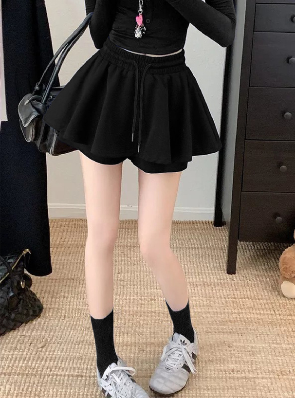フレアミニスカートパンツ