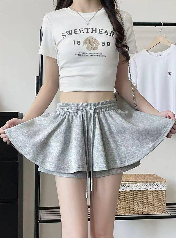 フレアミニスカートパンツ