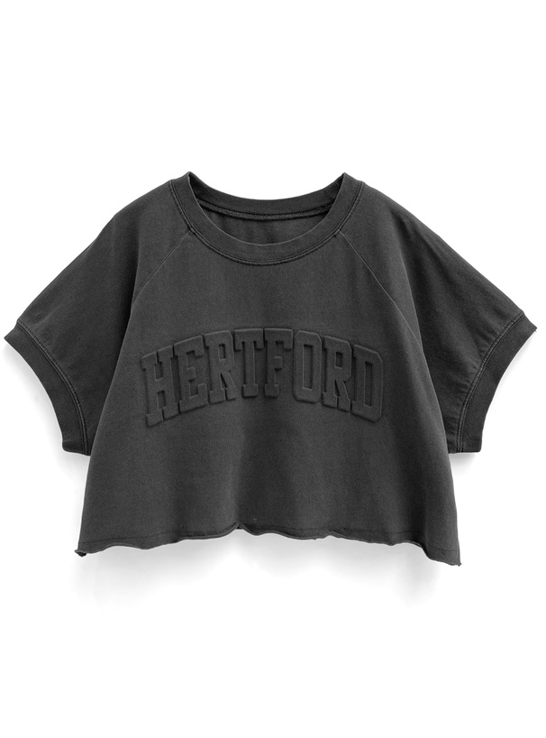カットオフエンボスロゴTシャツ