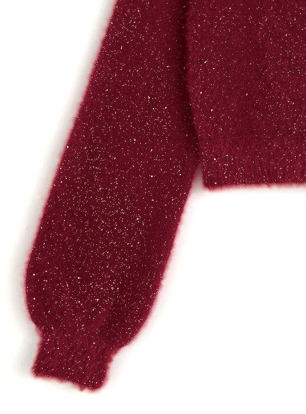 アソートボタンラメシャギーニットカーディガン[kz651] | レディース