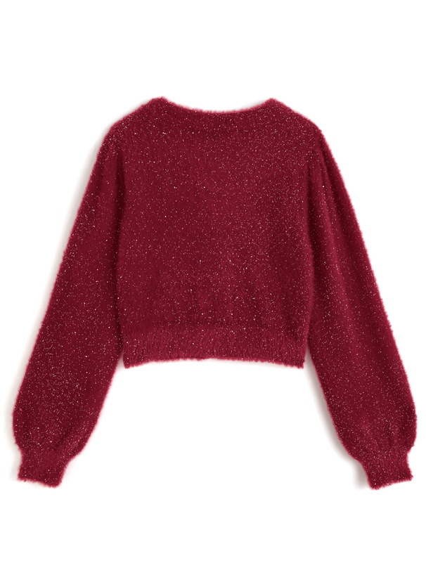 アソートボタンラメシャギーニットカーディガン[kz651] | レディース