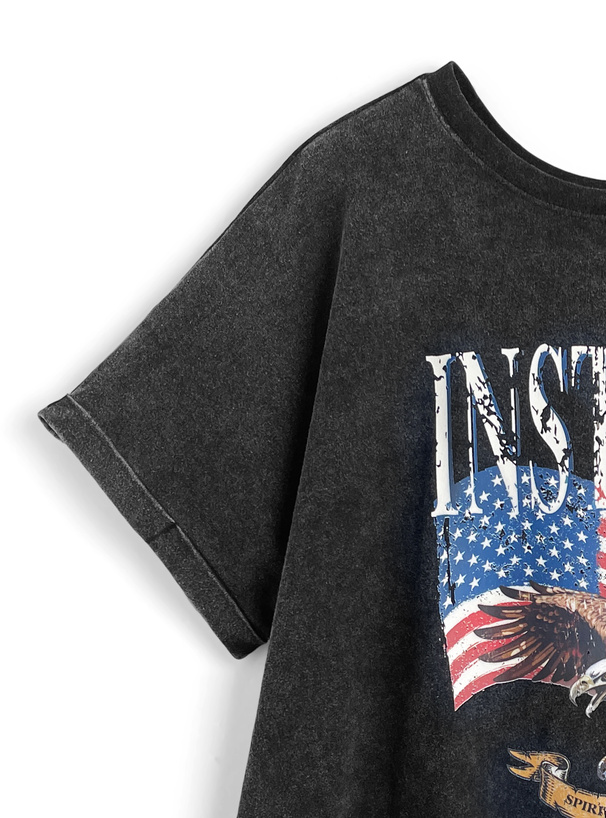 イーグルプリントTシャツ