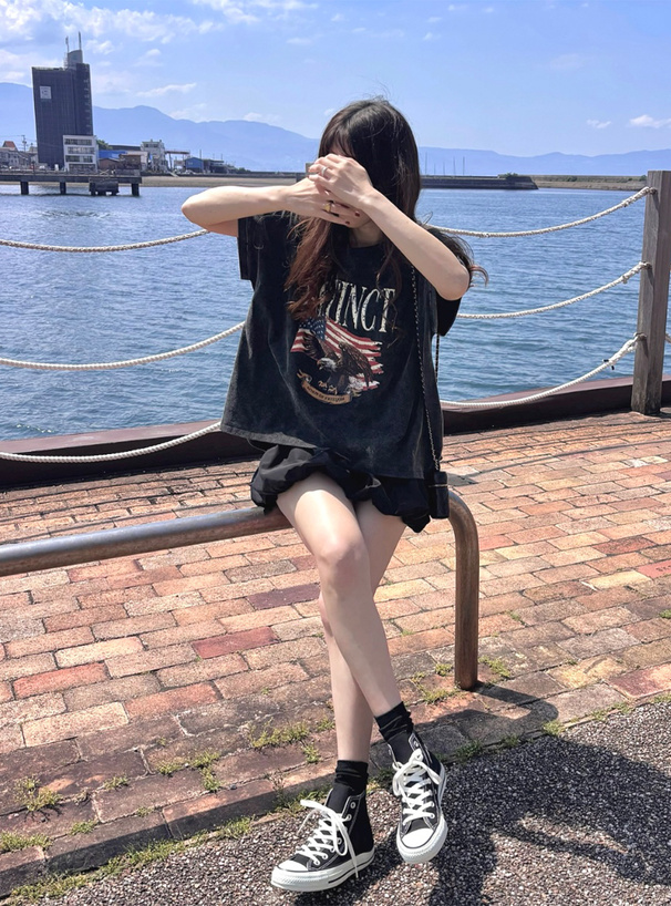 イーグルプリントTシャツ