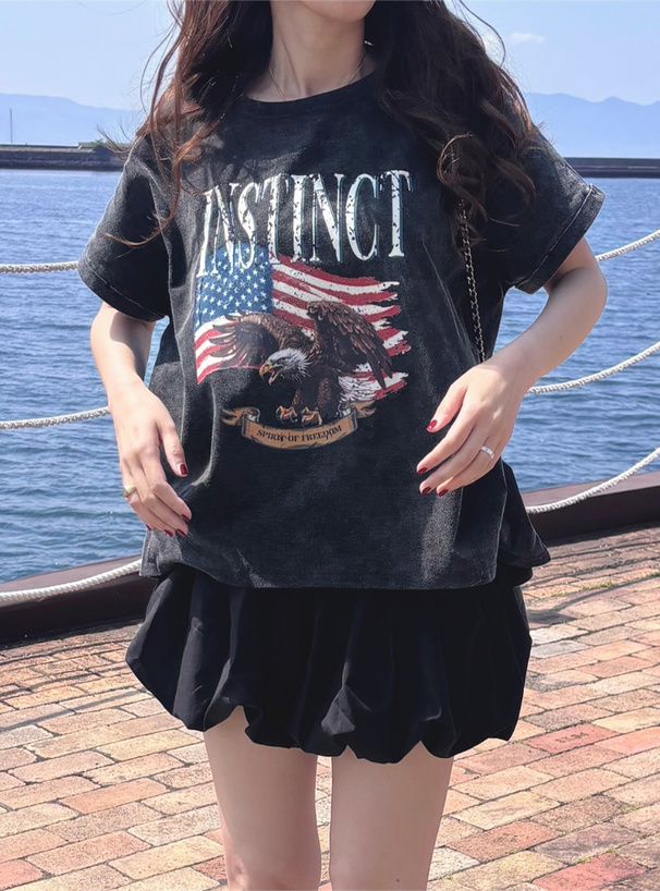 イーグルプリントTシャツ