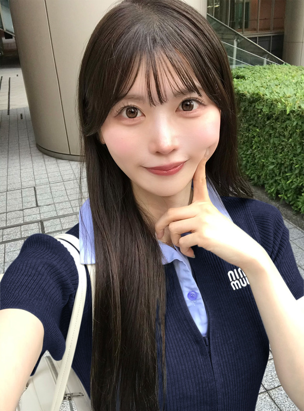 襟付プリーツニットミニワンピース