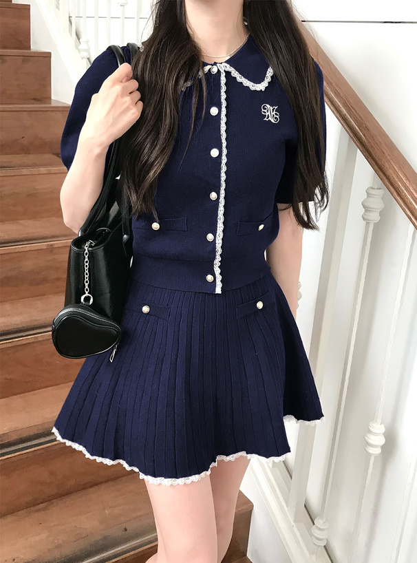 グレースTOPS、スカート5点セット♪ セール】グログランタックフレアスカート（スカート）｜GRACE