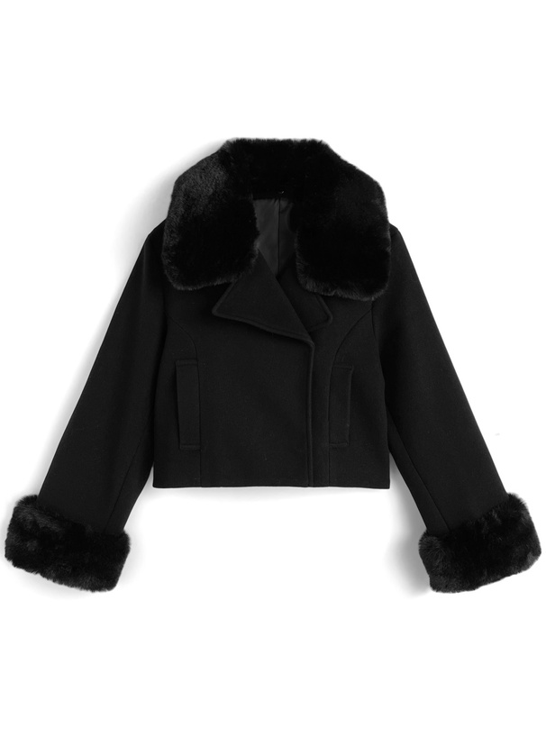 ショート丈　ファーコート 楽天市場】ヒョウ柄 ファーコート レディース ファージャケット