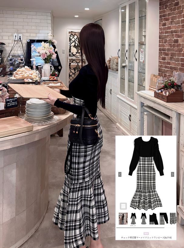 美品　BURBERRY チェック柄 セーター ワンピース140センチ 美品】バーバリー ワンピース 120 ノバチェック