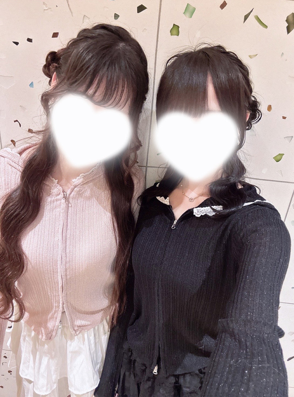 ラメシアーレースダブルジップリブニットパーカー