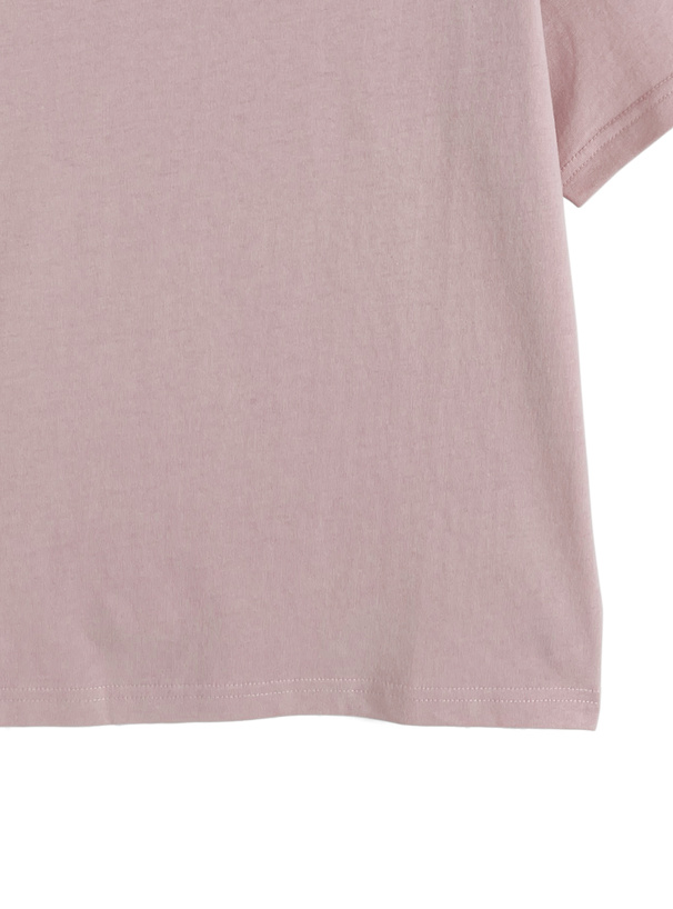 発泡ハートロゴプリントTシャツ