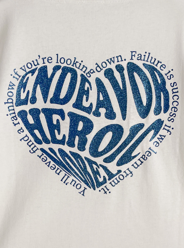 ラメハートロゴTシャツ
