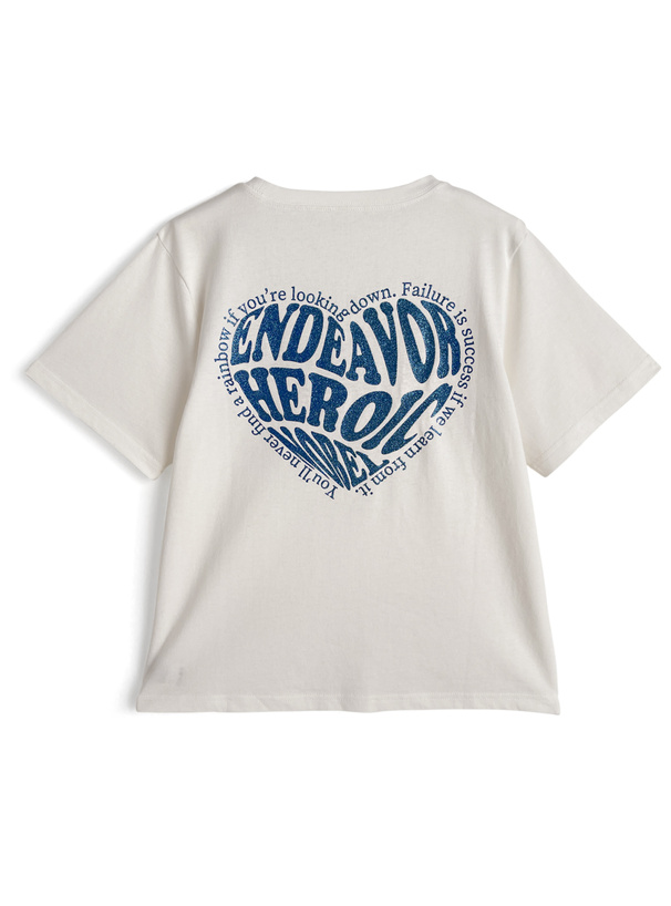 ラメハートロゴTシャツ