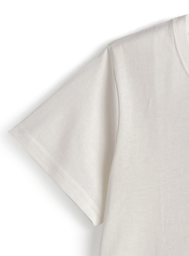 バックラインストーンロゴTシャツ