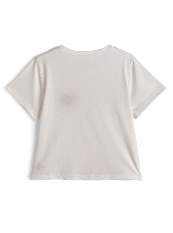 ハートロゴ刺繍Tシャツ