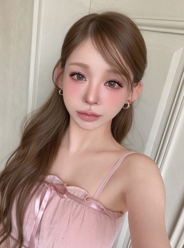 リボンラインストーンティアードキャミソールミニワンピース