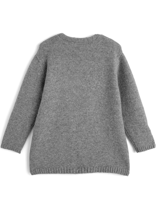 カーディガン×ベアトップニットアンサンブル