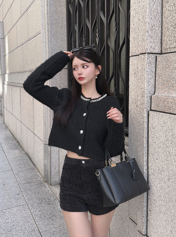 パールボタンニットカーディガン[lt145] | レディースファッション通販