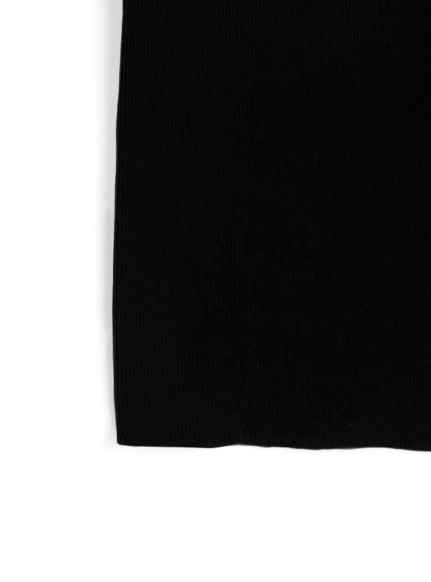 配色レイヤード風ニットワンピース