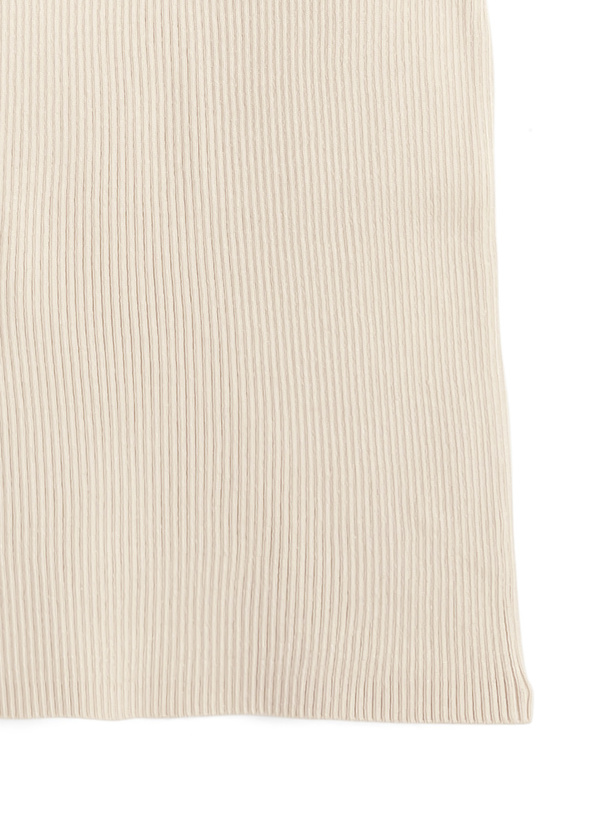 配色レイヤード風ニットミニワンピース