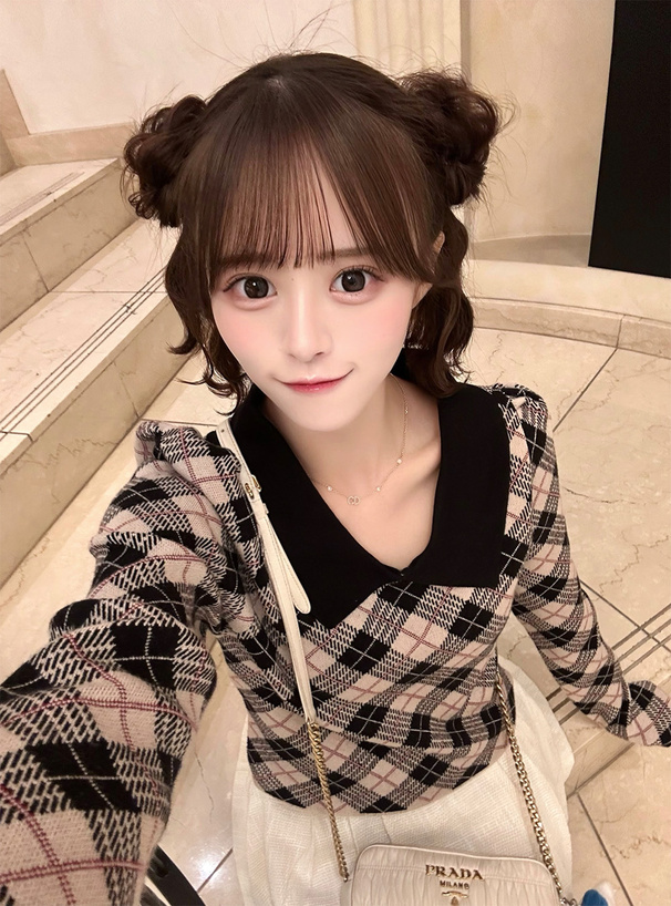 アーガイル柄パワショルニットトップス[lt70a] | レディース