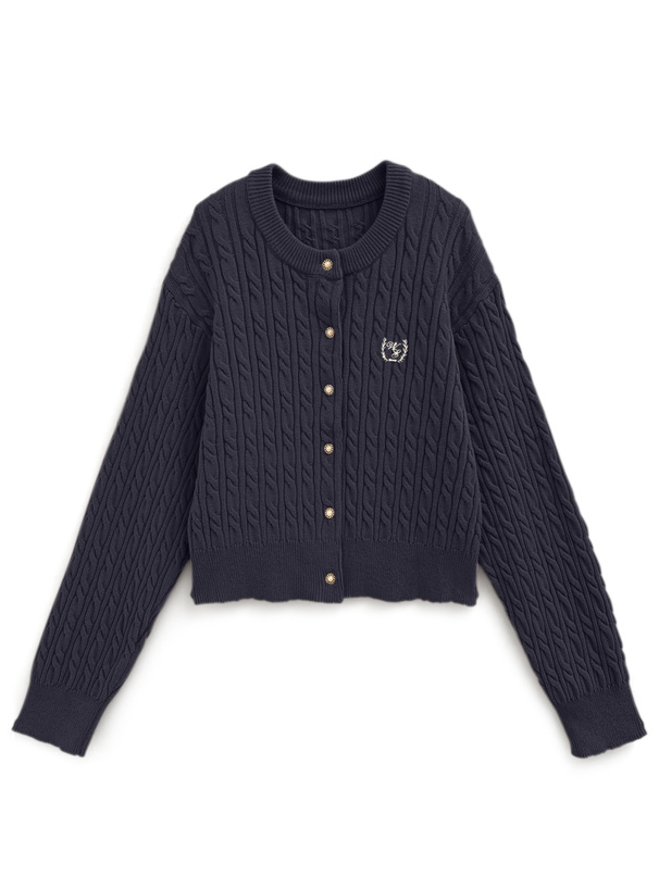 m*9様 【ペレグリン】 (M) 英国製　ケーブルニットカーディガン　くるみボタ m*9様 【ペレグリン】 (M) 英国製 ケーブルニットカーディガン