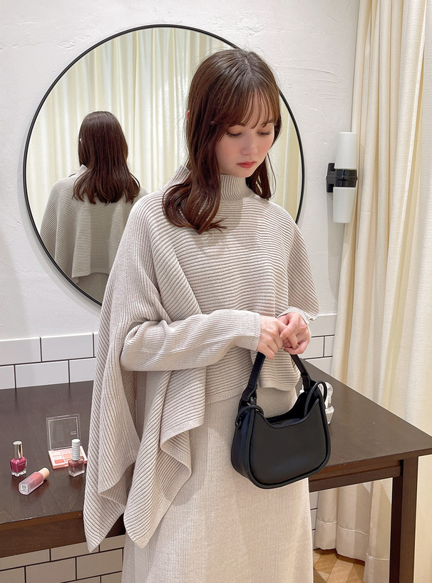 CLANE◇WEB即完セットアップ2WAY CAPE KNIT TOPS 最大79％オフ