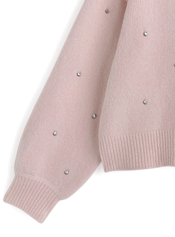 ビジューニットトップス[mb1607] | レディースファッション通販の