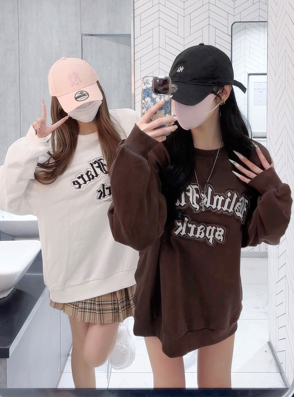 ロゴ刺繍スウェットトップス[mf045] | レディースファッション通販の