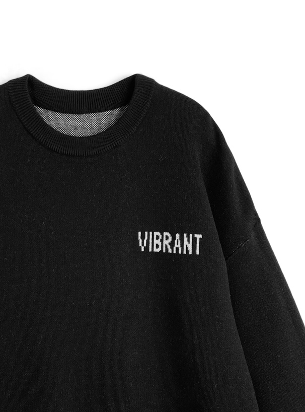 ロゴニットトップス