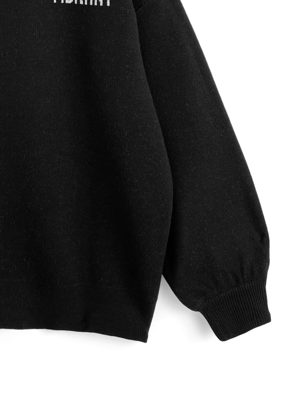 ロゴニットトップス