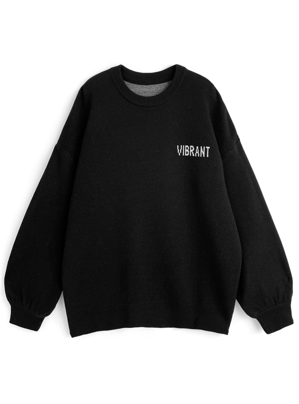 ロゴニットトップス