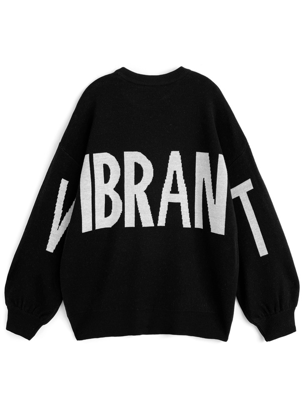 ロゴニットトップス