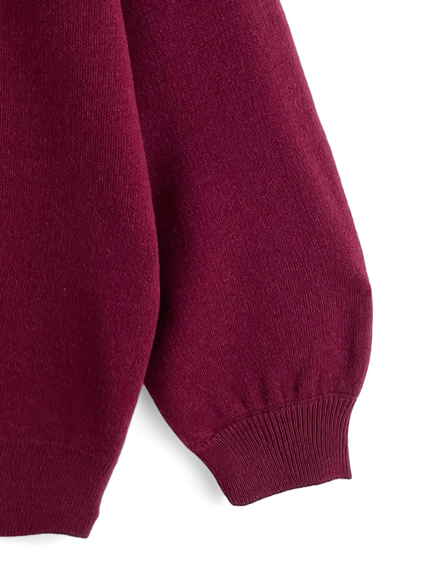 ロゴジャガードニットトップス