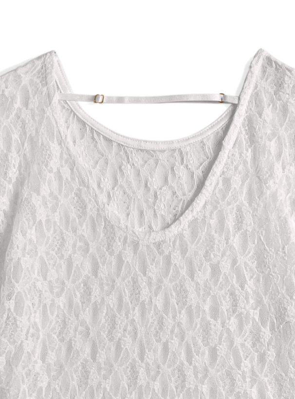 バックストラップレーストップス