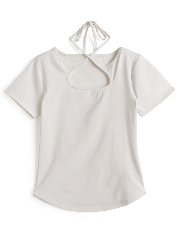 2WayリボンネックTシャツ