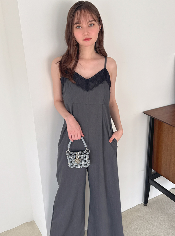 コットンレースオールインワン Curensology コットンレースオールインワン Curensology｜コットン